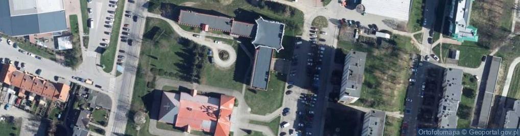 Zdjęcie satelitarne Wspólnota Mieszkaniowa przy ul.Włókienniczej nr 11 w Krosnowicach