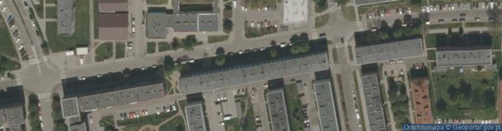 Zdjęcie satelitarne Wspólnota Mieszkaniowa przy ul.Wojska Polskiego 13 w Pyskowicach