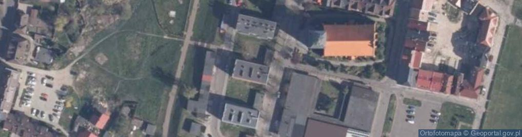 Zdjęcie satelitarne Wspólnota Mieszkaniowa przy ul.Wojska Polskiego 24 w Wolinie