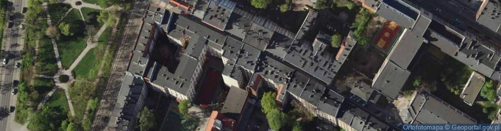 Zdjęcie satelitarne Wspólnota Mieszkaniowa przy ul.Worcella 5A