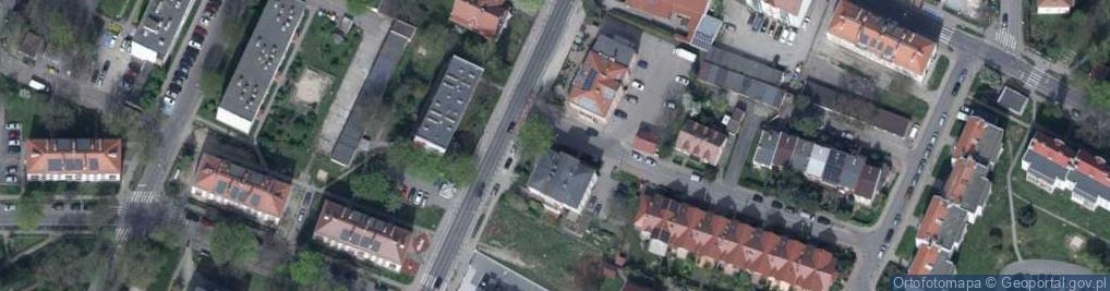 Zdjęcie satelitarne Wspólnota Mieszkaniowa przy ul.Wrocławskiej 2 w Oleśnicy