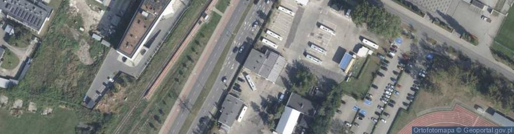 Zdjęcie satelitarne Wspólnota Mieszkaniowa przy ul.Zagórskiej 12, 14 w Trzebiatowie