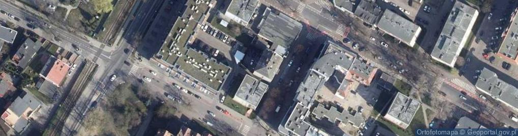 Zdjęcie satelitarne Wspólnota Mieszkaniowa przy ul.Zaplecznej 9A, B, C i 11A, B, C w Kołobrzegu