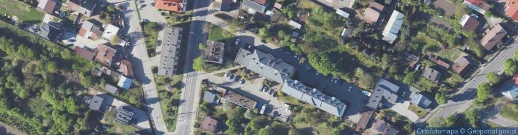 Zdjęcie satelitarne Wspólnota Mieszkaniowa przy Ulicy Dmowskiego 1 w Gostyninie