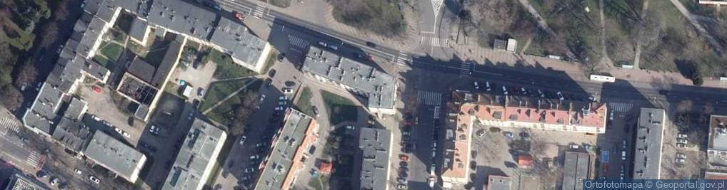 Zdjęcie satelitarne Wspólnota Mieszkaniowa przy Ulicy Kniewskiego nr 3-4-5 w Kołobrzegu