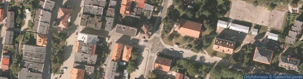 Zdjęcie satelitarne Wspólnota Mieszkaniowa Rycerska 25A w Bolkowie