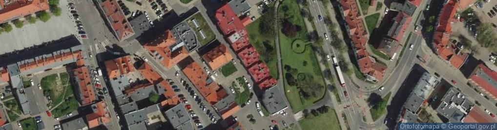 Zdjęcie satelitarne Wspólnota Mieszkaniowa Rynek 27 w Oławie