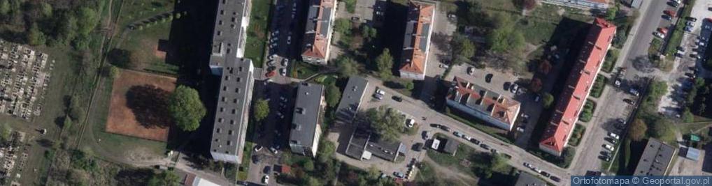 Zdjęcie satelitarne Wspólnota Mieszkaniowa Skromna 8-10