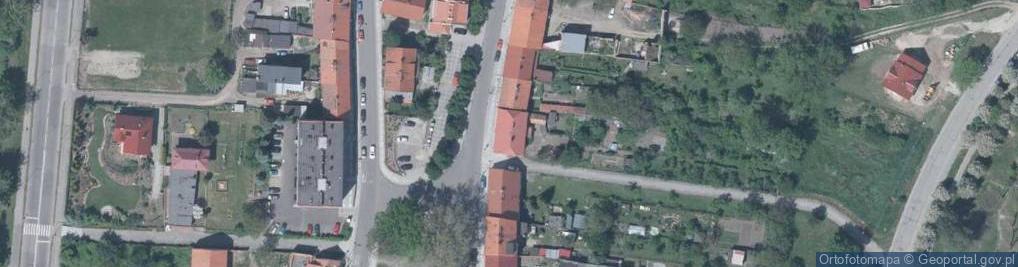 Zdjęcie satelitarne Wspólnota Mieszkaniowa Sobótka ul.Kościuszki 35