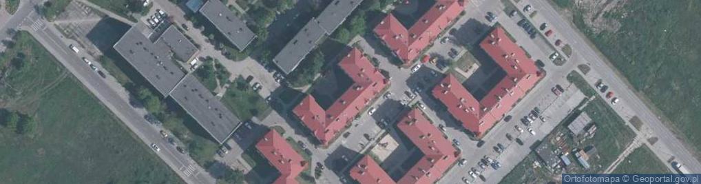 Zdjęcie satelitarne Wspólnota Mieszkaniowa Staszica 4, Siechnice