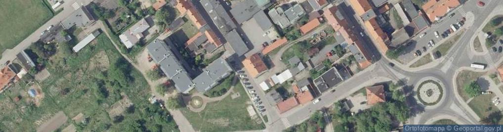 Zdjęcie satelitarne Wspólnota Mieszkaniowa Twardogóra ul.1-Go Maja 7