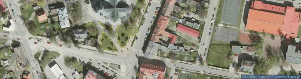 Zdjęcie satelitarne Wspólnota Mieszkaniowa ul.1-Go Maja 27, Milicz
