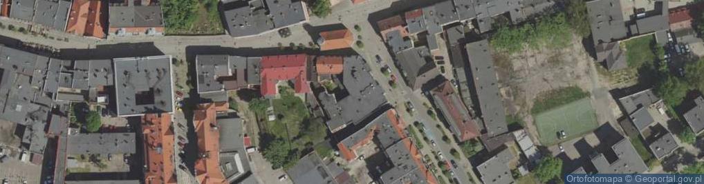 Zdjęcie satelitarne Wspólnota Mieszkaniowa ul.1 Maja 10 Jelenia Góra