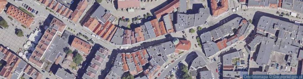 Zdjęcie satelitarne Wspólnota Mieszkaniowa ul.1 Maja 11/13 Jelenia Góra