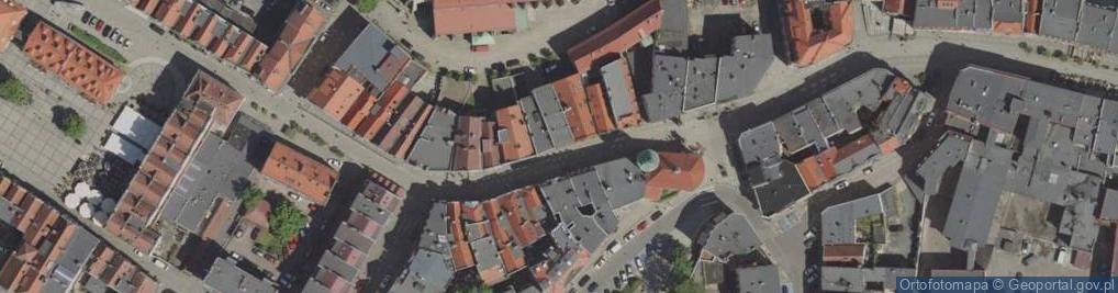 Zdjęcie satelitarne Wspólnota Mieszkaniowa ul.1 Maja 7/9 Jelenia Góra