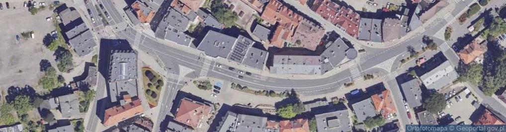 Zdjęcie satelitarne Wspólnota Mieszkaniowa ul.1 Maja 82 Jelenia Góra