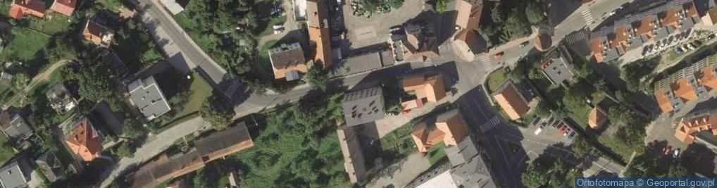 Zdjęcie satelitarne Wspólnota Mieszkaniowa ul.10 Dywizji 3 w Lwówku Śląskim
