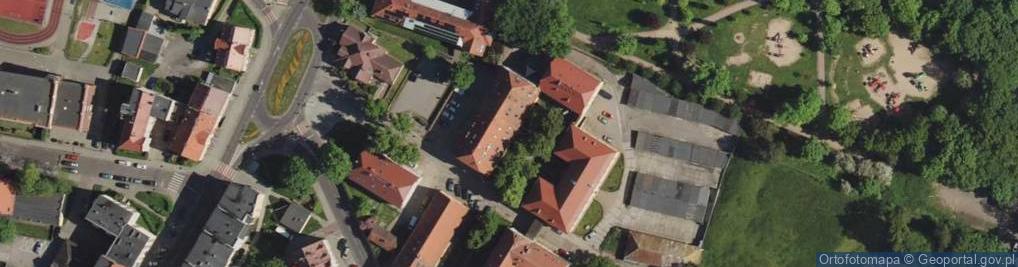 Zdjęcie satelitarne Wspólnota Mieszkaniowa ul.Armii Krajowej 2 w Bolesławcu