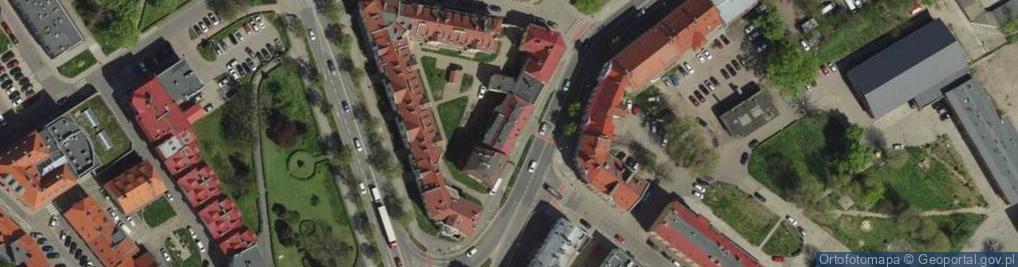 Zdjęcie satelitarne Wspólnota Mieszkaniowa ul.B.Chrobrego 14 w Oławie