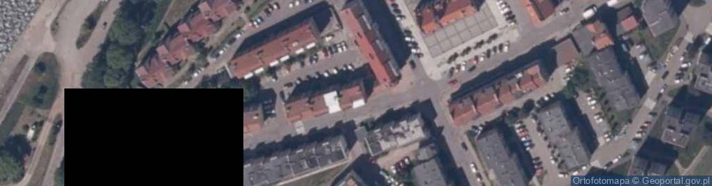 Zdjęcie satelitarne Wspólnota Mieszkaniowa ul.Basztowa 2 w Kamieniu Pomorskim