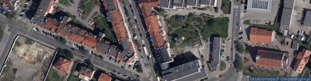 Zdjęcie satelitarne Wspólnota Mieszkaniowa ul.Bohaterów Getta 7 w Zgorzelcu