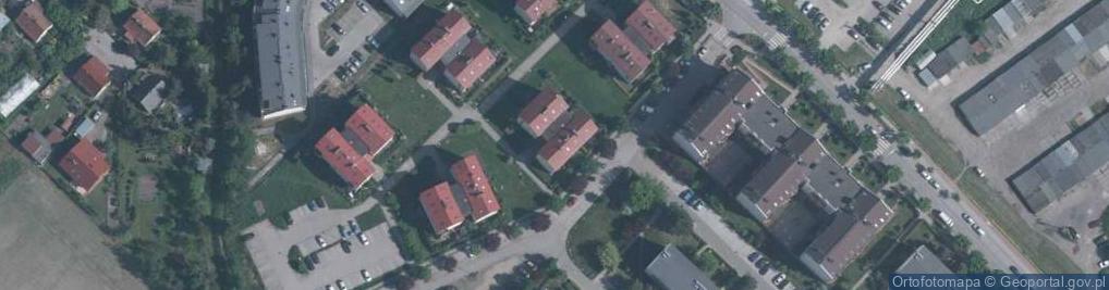 Zdjęcie satelitarne Wspólnota Mieszkaniowa ul.Chabrowa 2 i 2A, Siechnice