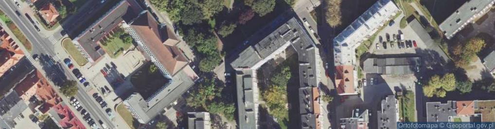 Zdjęcie satelitarne Wspólnota Mieszkaniowa ul.Chałubińskiego 10, 10 75-581 Koszalin