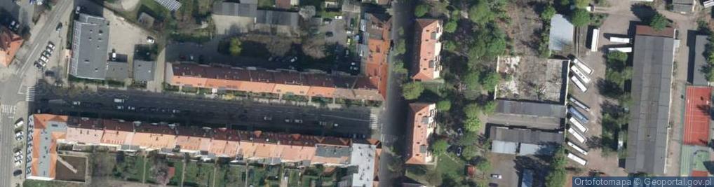 Zdjęcie satelitarne Wspólnota Mieszkaniowa ul.Czachowskiego 6 Zgorzelec