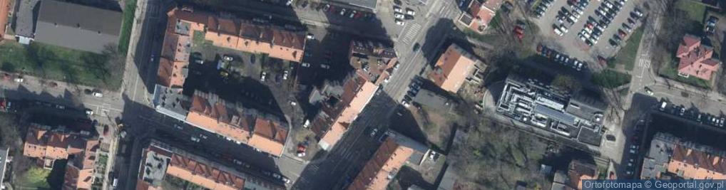 Zdjęcie satelitarne Wspólnota Mieszkaniowa ul.Dmowskiego 14 B