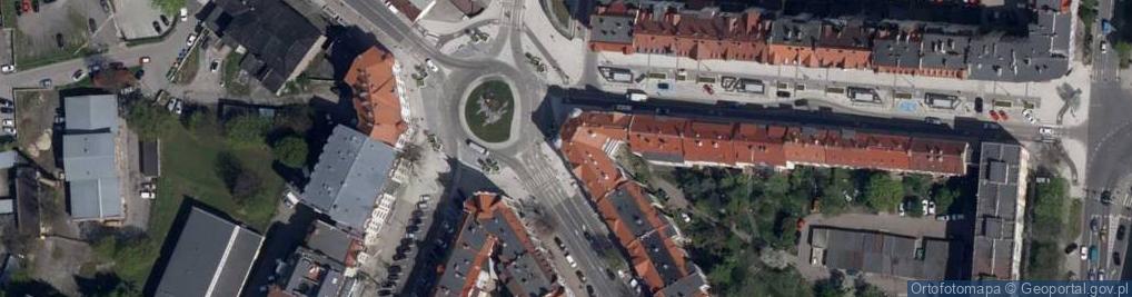 Zdjęcie satelitarne Wspólnota Mieszkaniowa ul.Główna 10 w Starym Węglińcu