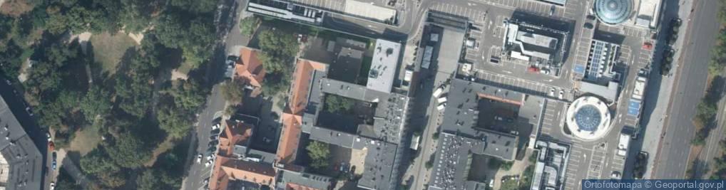 Zdjęcie satelitarne Wspólnota Mieszkaniowa ul.Grzymińska 25C, D, E, F, w Szczecinie