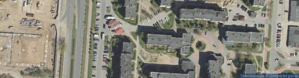 Zdjęcie satelitarne Współnota Mieszkaniowa ul.Hubala 5
