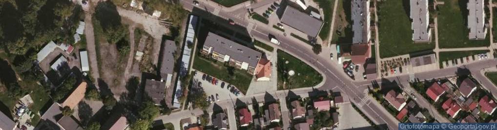 Zdjęcie satelitarne Wspólnota Mieszkaniowa ul.II Armii Wojska Polskiego 18C w Bogatyni