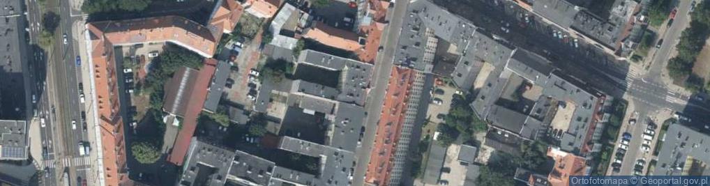 Zdjęcie satelitarne Wspólnota Mieszkaniowa ul.Jagiełły 5 Oficyna w Szczecinie