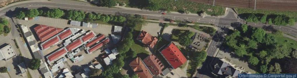Zdjęcie satelitarne Wspólnota Mieszkaniowa ul.Jana Pawła II 39-40-41-42-43-44 w Bolesławcu