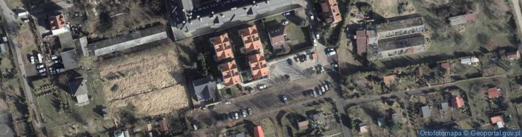Zdjęcie satelitarne Wspólnota Mieszkaniowa ul.Janka Muzykanta 28, 28A, 28B, 28C, 28D, 28E, 28F, 28G