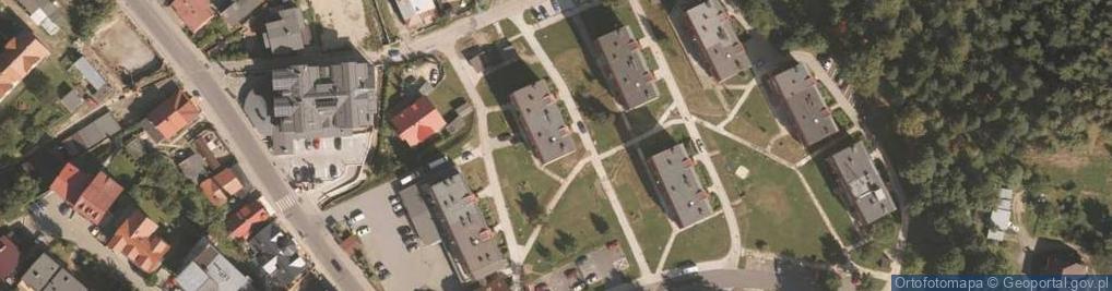 Zdjęcie satelitarne Wspólnota Mieszkaniowa ul.Jedności Narodowej 6 Szklarska Poręba