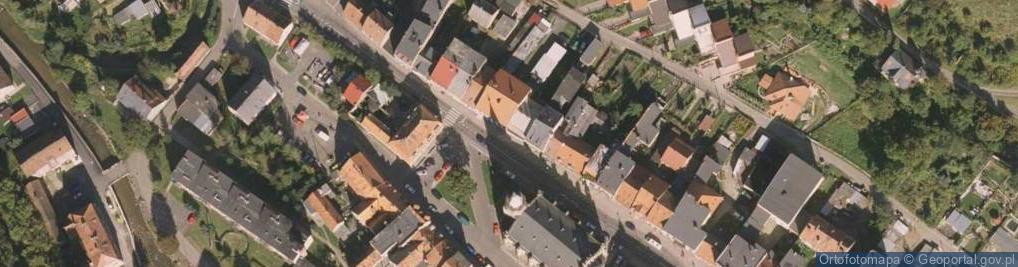 Zdjęcie satelitarne Wspólnota Mieszkaniowa ul.Jeleniogórska 40 w Świerzawie