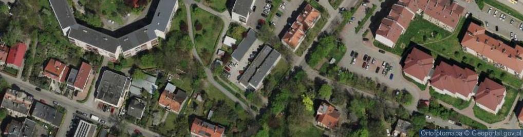 Zdjęcie satelitarne Wspólnota Mieszkaniowa ul.Kamieńskiego 190 E, Wrocław
