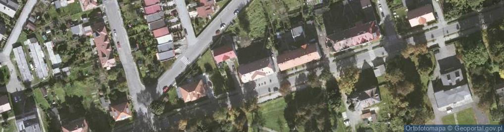Zdjęcie satelitarne Wspólnota Mieszkaniowa ul.Kolejowa 25 Gryfów Śląski