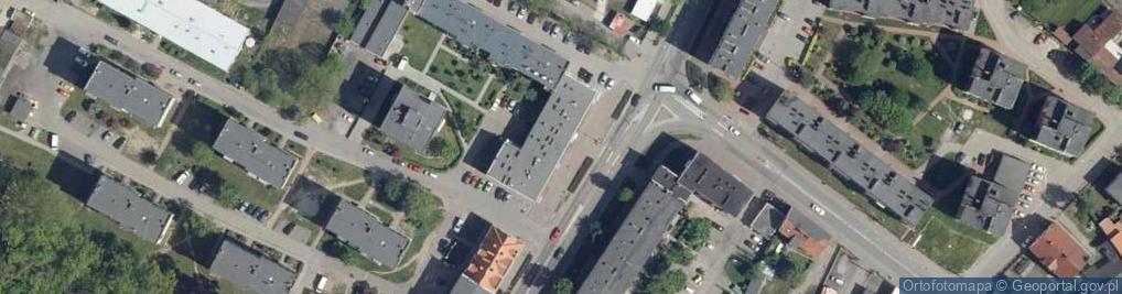 Zdjęcie satelitarne Współnota Mieszkaniowa ul.Kościelna 32 Cieszyn