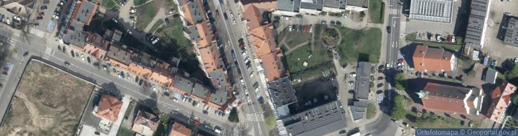 Zdjęcie satelitarne Wspólnota Mieszkaniowa ul.Kościuszki 4 Zgorzelec
