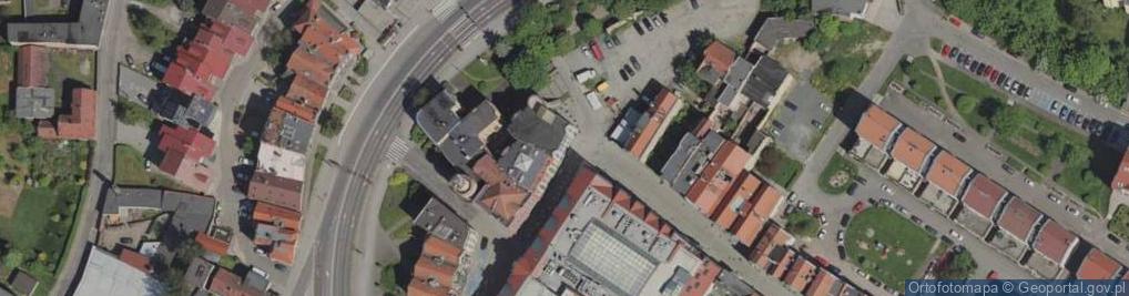 Zdjęcie satelitarne Wspólnota Mieszkaniowa ul.Krótka 13 Jelenia Góra