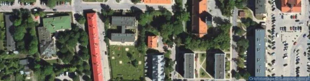 Zdjęcie satelitarne Wspólnota Mieszkaniowa ul.Krzywa 5