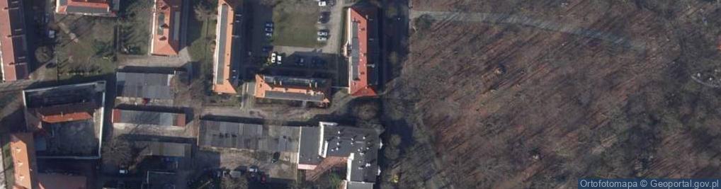 Zdjęcie satelitarne Wspólnota Mieszkaniowa ul.Krzywoustego 1-1B w Świnoujściu