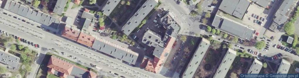 Zdjęcie satelitarne Wspólnota Mieszkaniowa ul.Krzywoustego 10 , Głogów