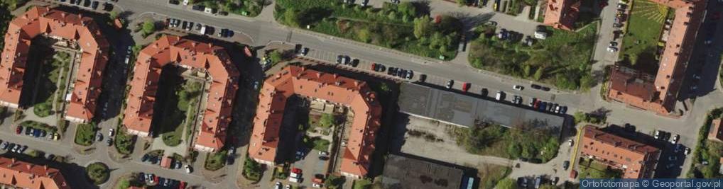Zdjęcie satelitarne Wspólnota Mieszkaniowa ul.Leonarda Da Vinci 4, 4A, 4B Wrocław