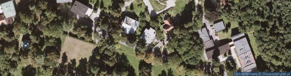 Zdjęcie satelitarne Wspólnota Mieszkaniowa ul.Leśna 3 w Lądku Zdroju