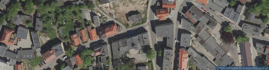 Zdjęcie satelitarne Wspólnota Mieszkaniowa ul.Mickiewicza 20A i 20B Jelenia Góra