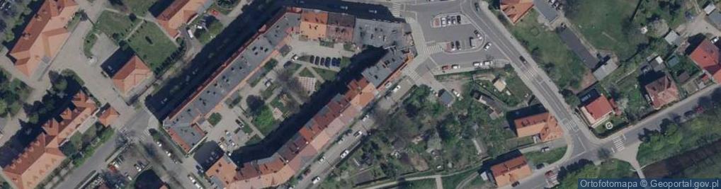 Zdjęcie satelitarne Wspólnota Mieszkaniowa ul.Mikołaja Kopernika 37 w Lubaniu